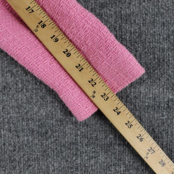 Zara Blazer Women XS Candy Pink Textured Tailored Gold Button Jacket Academia - Picture 9 of 10